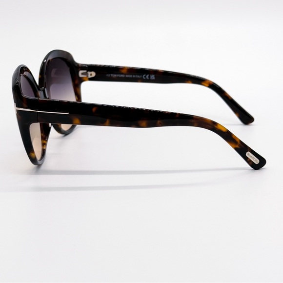 NEW TOM FORD CHIARA-02 TF919 55B WOMEN SUNGLASSES FT0919/S 55B BROWN EYEWEAR - Picture 6 of 10
